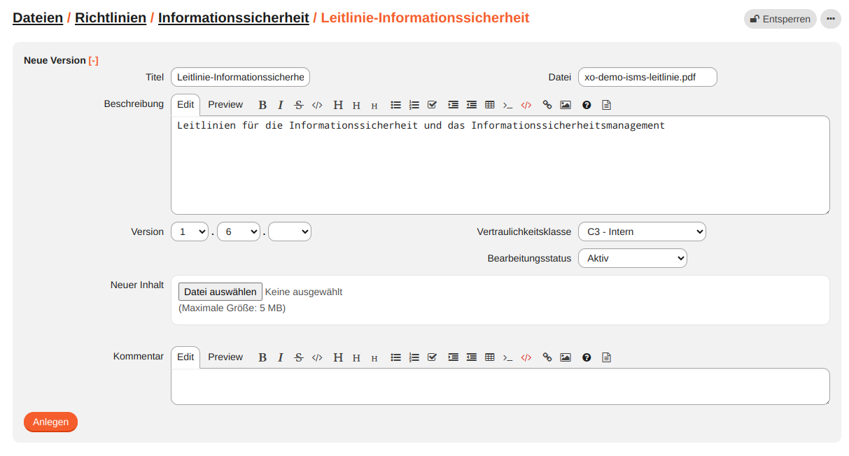 modul dms neue version