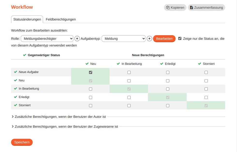 Workflowmatrix