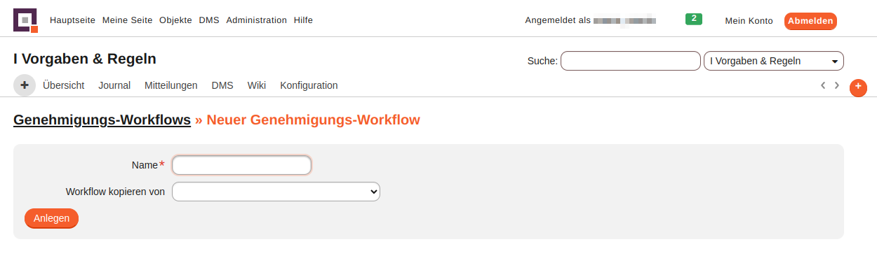 modul dms neuer workflow