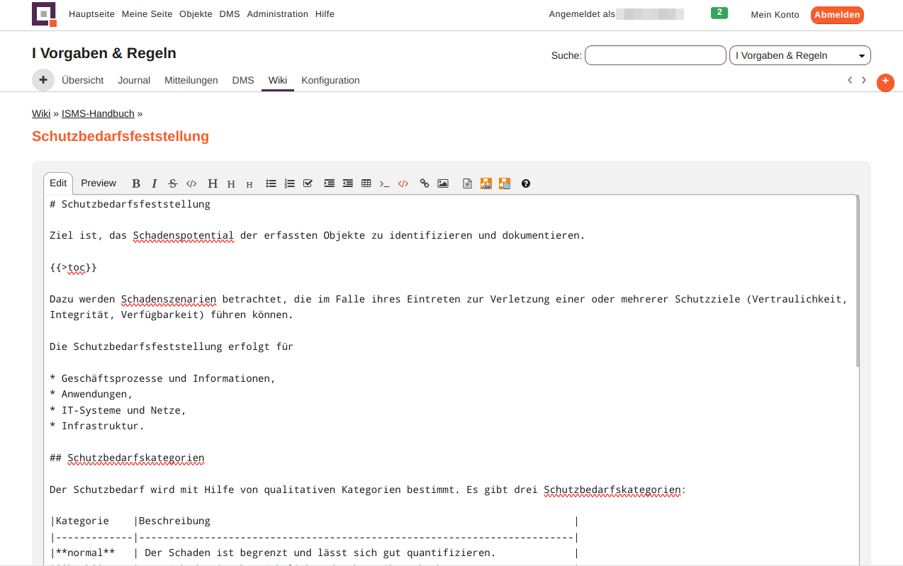 modul wiki seite bearbeiten