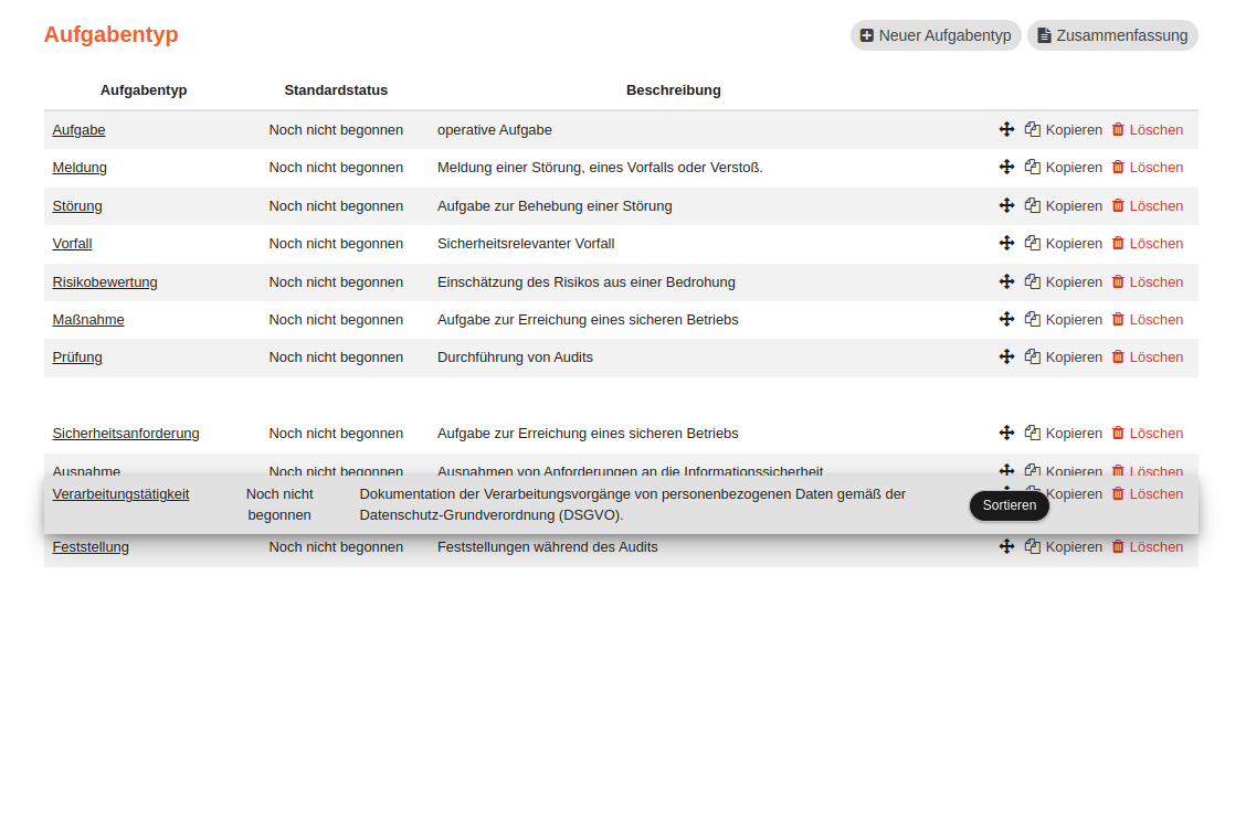 Aufgabentypen » Reihenfolge