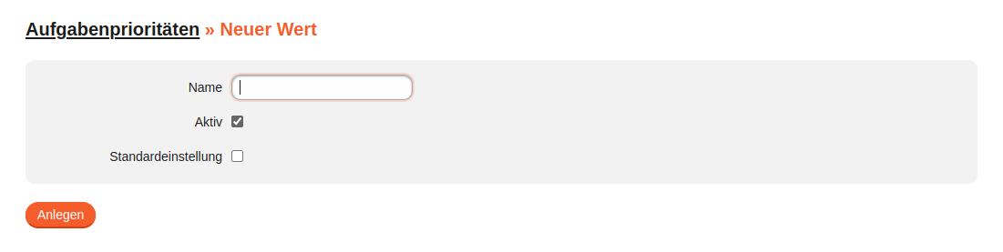 Aufzählungen neuer Wert