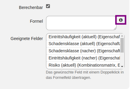 Mit eigenen Feldern rechnen