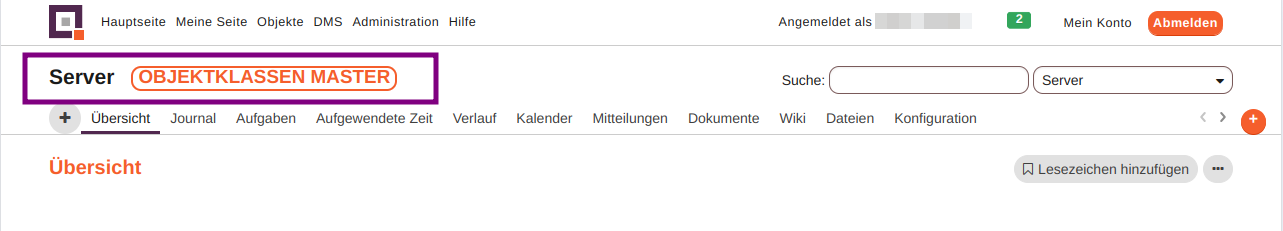 objektklassen markierung