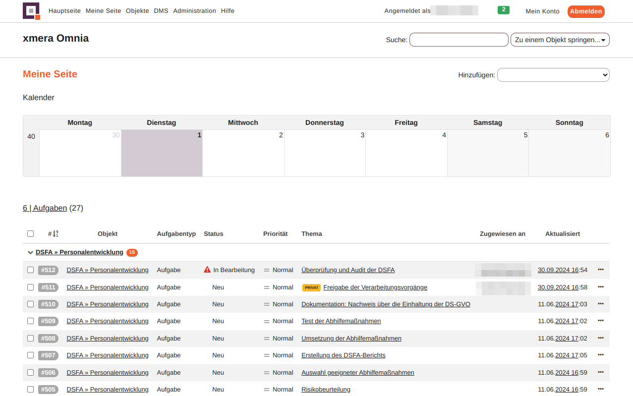 individuell meine seite