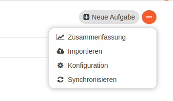 modul aufgaben 3 punkte menue