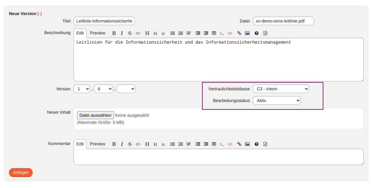 modul dms eigene felder