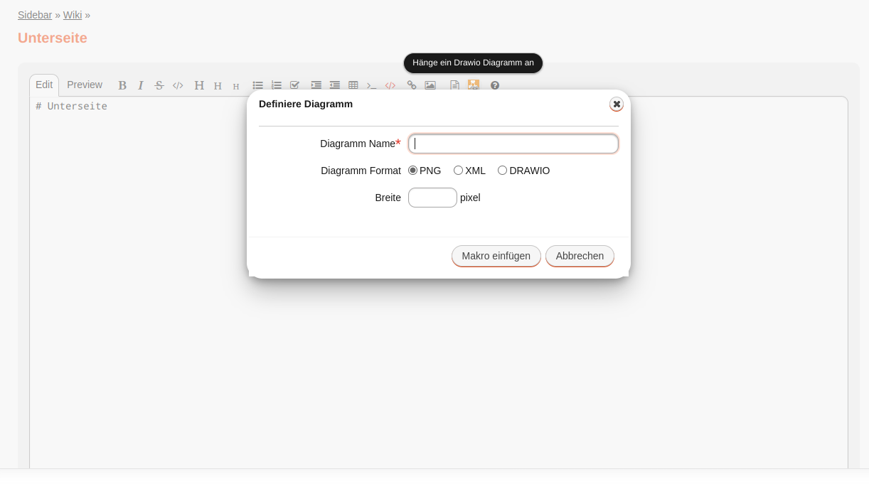 modul wiki grafik erstellen
