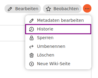 modul wiki historie aufrufen