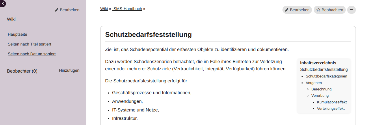 modul wiki sidebar hauptseite