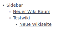 modul wiki sidebar struktur