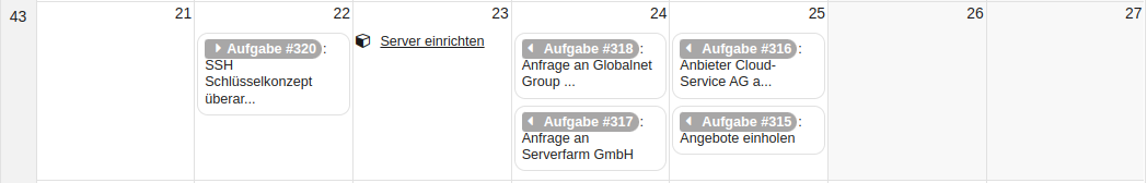 modul kalender tagesdetails